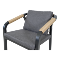 Outdoor Living - Barstoel Rimini zwart