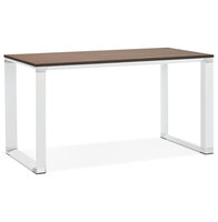Bureau WARNER Walnoot-Wit 140x70cm