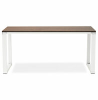 Bureau WARNER Walnoot-Wit 160x80cm