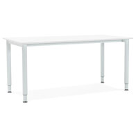 Bureau-Vergadertafel BURO Wit-Wit 160x80cm