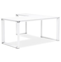 Hoekbureau WARNER Wit 170x160x74cm