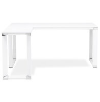 Hoekbureau WARNER Wit 170x160x74cm