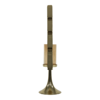Outdoor Living - Kerstboom Aurum met windlicht alu goud met goud glas 70cm