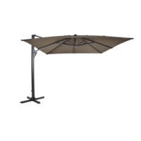 Outdoor Living - Zweefparasol Taurus taupe 3x3mtr