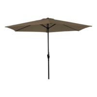 Parasol-Gemini-taupe-&Oslash;3mtr