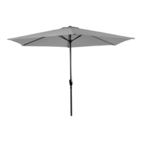 Parasol-Gemini-licht-grijs-&Oslash;3mtr