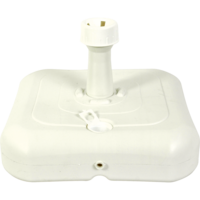 Outdoor Living - Parasolvoet kunststof vulbaar 10ltr wit