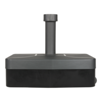 Parasolvoet-Kunststof-vulbaar-antraciet-40kg