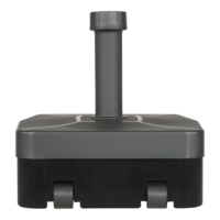 Parasolvoet-Kunststof-vulbaar-antraciet-40kg