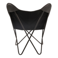 Outdoor Living - Vlinderstoel Cabra Zwart 75x75x87cm