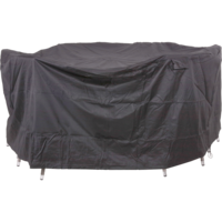 Outdoor Living - Beschermhoes zwart zitgroep &Oslash;250cm, waterdicht