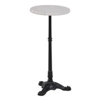 Outdoor Living - Bijzettafel marmer wit &Oslash;30x60cm