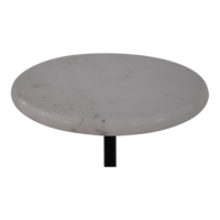 Outdoor Living - Bijzettafel marmer wit &Oslash;30x60cm