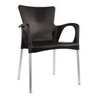Outdoor Living - Stapelstoel Bella Zwart