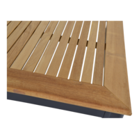 Outdoor Living - Tafel Monza antraciet 150x90cm