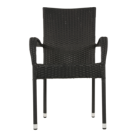 Outdoor Living - Stapelstoel Corona zwart