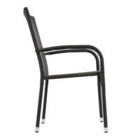Outdoor Living - Stapelstoel Corona zwart