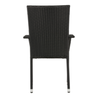 Outdoor Living - Stapelstoel Corona zwart