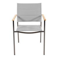 Outdoor Living - Stapelstoel Marmaris RVS taupe