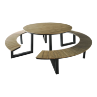 Outdoor Living - Picknickset Arezzo rond