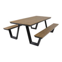 Outdoor Living - Picknickset Arezzo rechthoekig