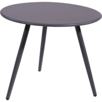 Outdoor Living - Bijzettafeltje Rafael metaal blueberry grey &Oslash;45x35cm