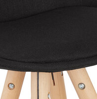 Maysun - Design Barkruk - CINDI MINI Zwart - Naturel