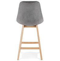 Maysun - Design Barkruk - BABETTE MINI Grijs - Naturel