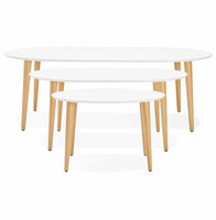 Maysun - Design Eettafel - NURA Wit