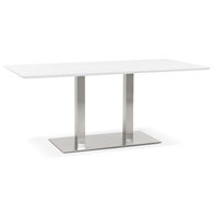 Maysun - Design Eettafel - RAYNA Wit 180x90cm