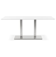 Maysun - Design Eettafel - RAYNA Wit 180x90cm