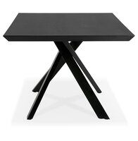 Maysun - Design Eettafel - ROXAN Zwart - Zwart 200x100cm