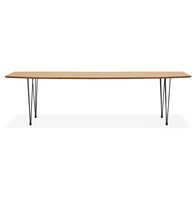 Maysun - Design Eettafel - STACY Naturel Uitschuifbaar