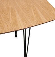 Maysun - Design Eettafel - STACY Naturel Uitschuifbaar