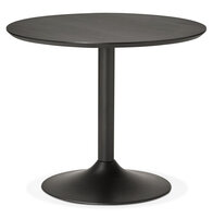 Maysun - Design Eettafel - PAREL Zwart &Oslash; 90cm