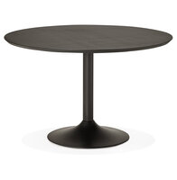 Maysun - Design Eettafel - PAREL Zwart &Oslash; 120cm