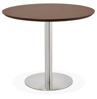 Maysun - Design Eettafel - JALEY Walnoot &Oslash; 90cm