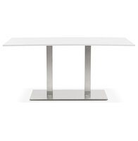 Maysun - Design Eettafel - SUZE Wit 160x80cm