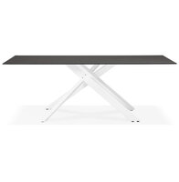 Maysun - Design Eettafel - MALOE Zwart - Wit 200x100cm