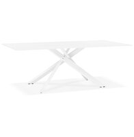 Maysun - Design Eettafel - MALOE Wit - Wit 200x100cm