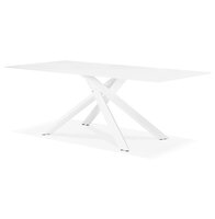 Maysun - Design Eettafel - MALOE Wit - Wit 200x100cm