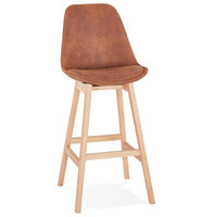 Maysun - Design Barkruk - SUSAN Bruin - Naturel
