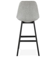 Maysun - Design Barkruk - QIARA Grijs - Zwart