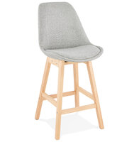Maysun - Design Barkruk - QIARA MINI Grijs - Naturel