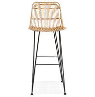 Maysun - Design Barkruk - LIANNE Naturel - Zwart