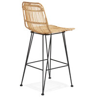 Maysun - Design Barkruk - LIANNE MINI Naturel - Zwart