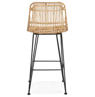 Maysun - Design Barkruk - LIANNE MINI Naturel - Zwart