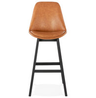 Maysun - Design Barkruk - JANE Bruin - Zwart