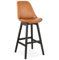 Maysun - Design Barkruk - JANE Bruin - Zwart