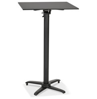 Maysun - Bartafel - TASOS Zwart - Zwart 68x68x113cm